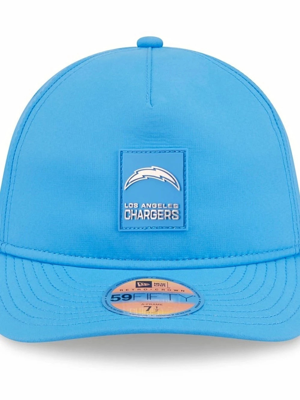 New Era Los Angeles Chargers 2025 Sideline Retro Crown 59FIFTY Hat Blue M-L